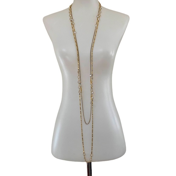 Necklace Multi Strand Chain - Picture 1 of 8